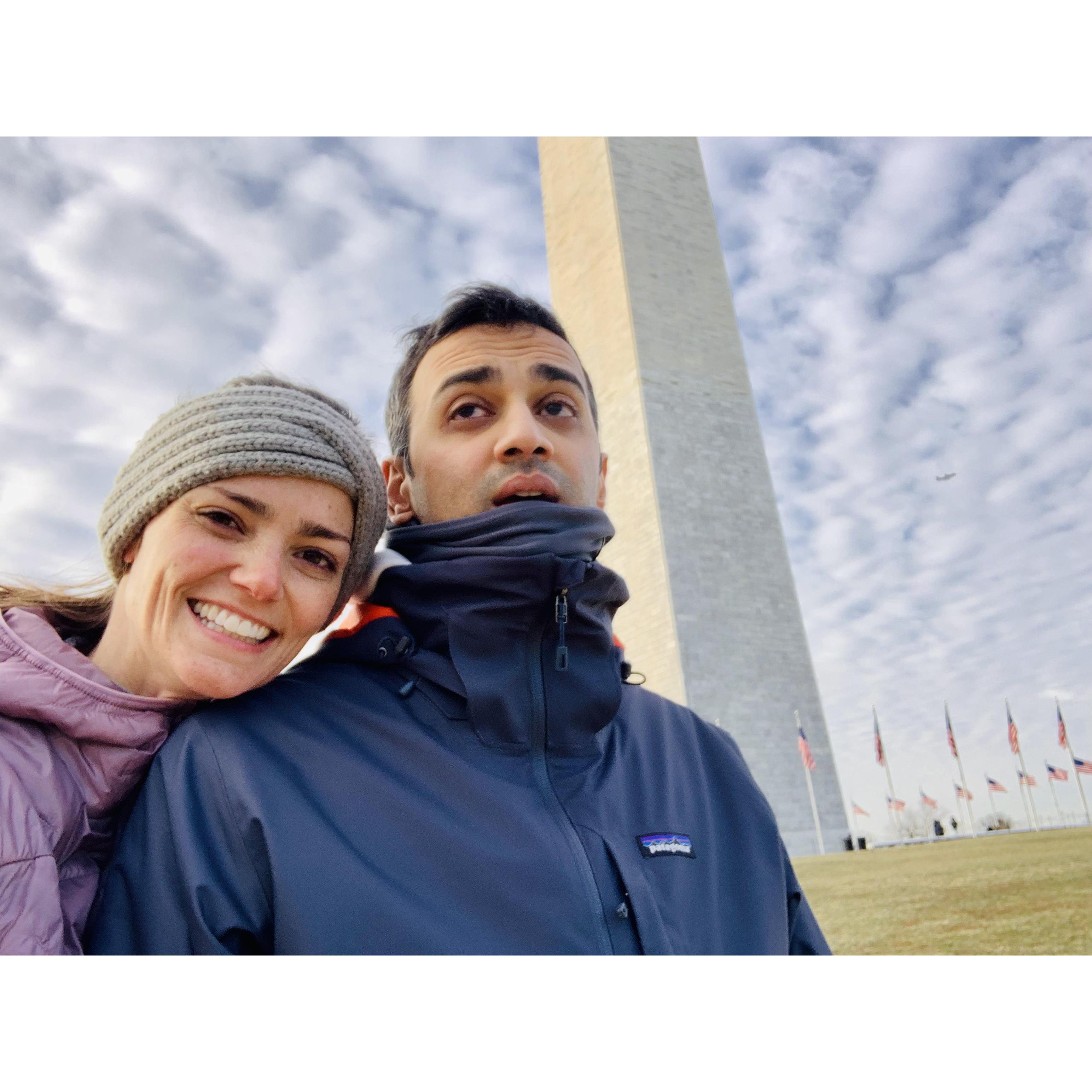 We're a very fit and active couple and we both equally love exercising. It invigorates and excites us more than anything else in the world.