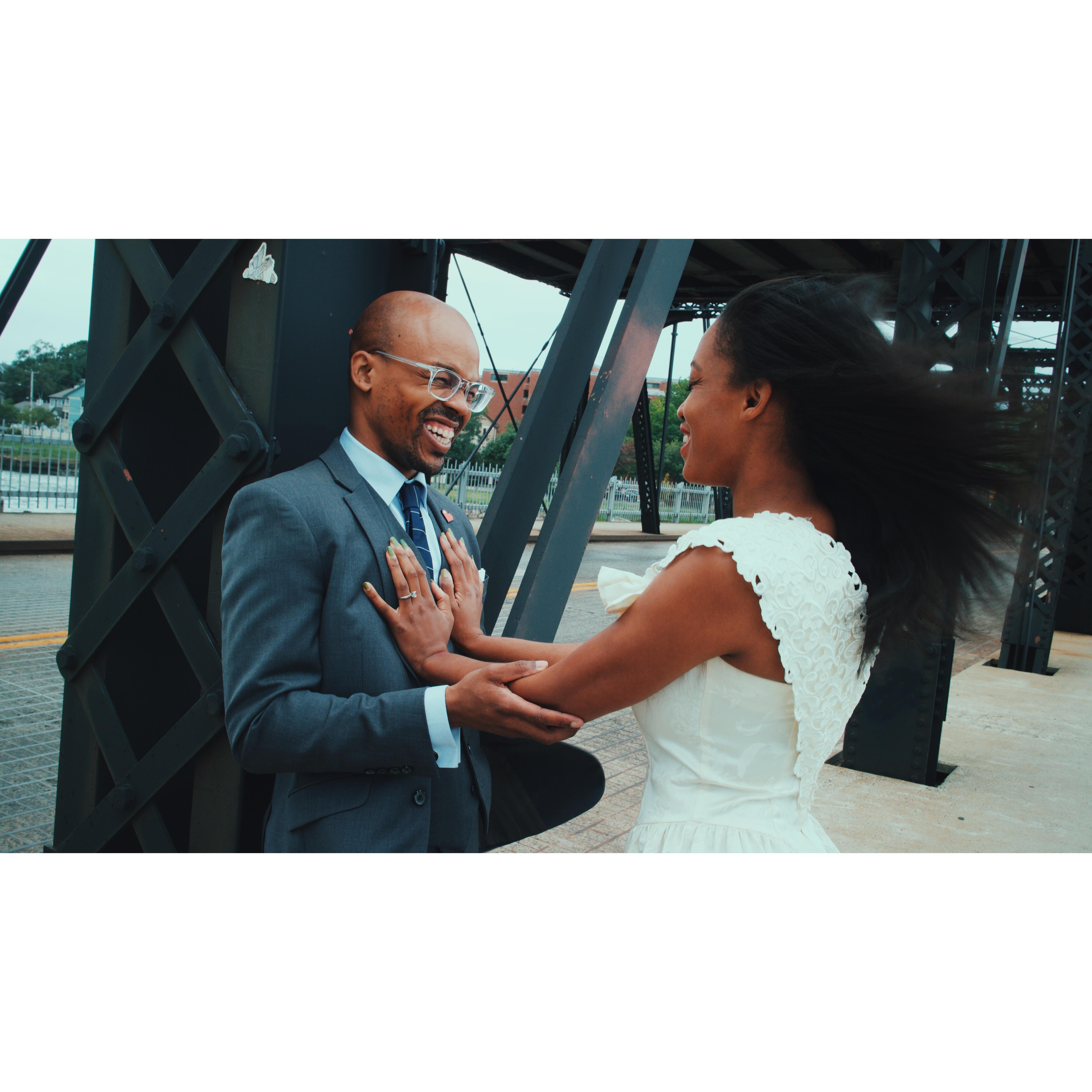 One of our favorites from our engagement photos.