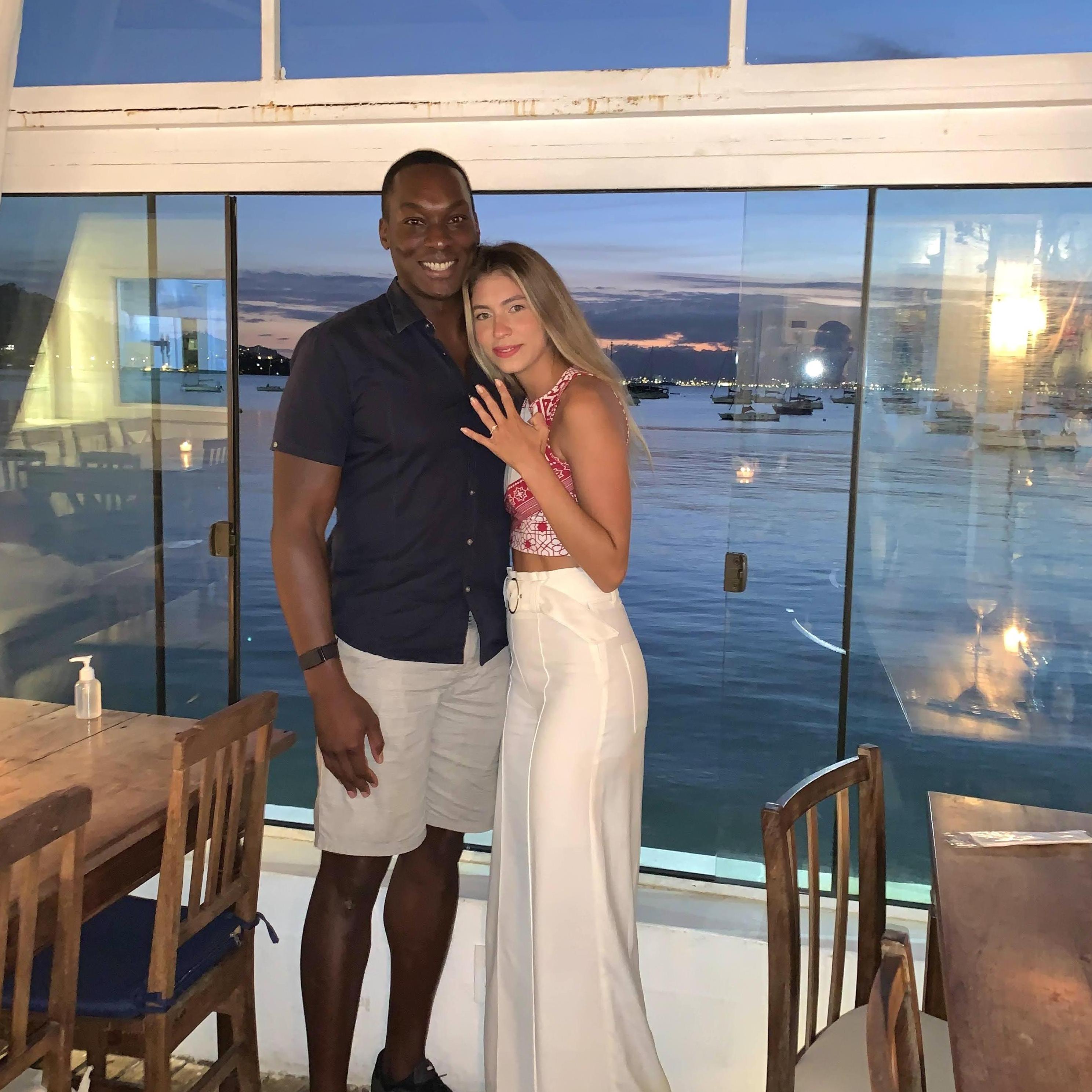 The night we got engaged