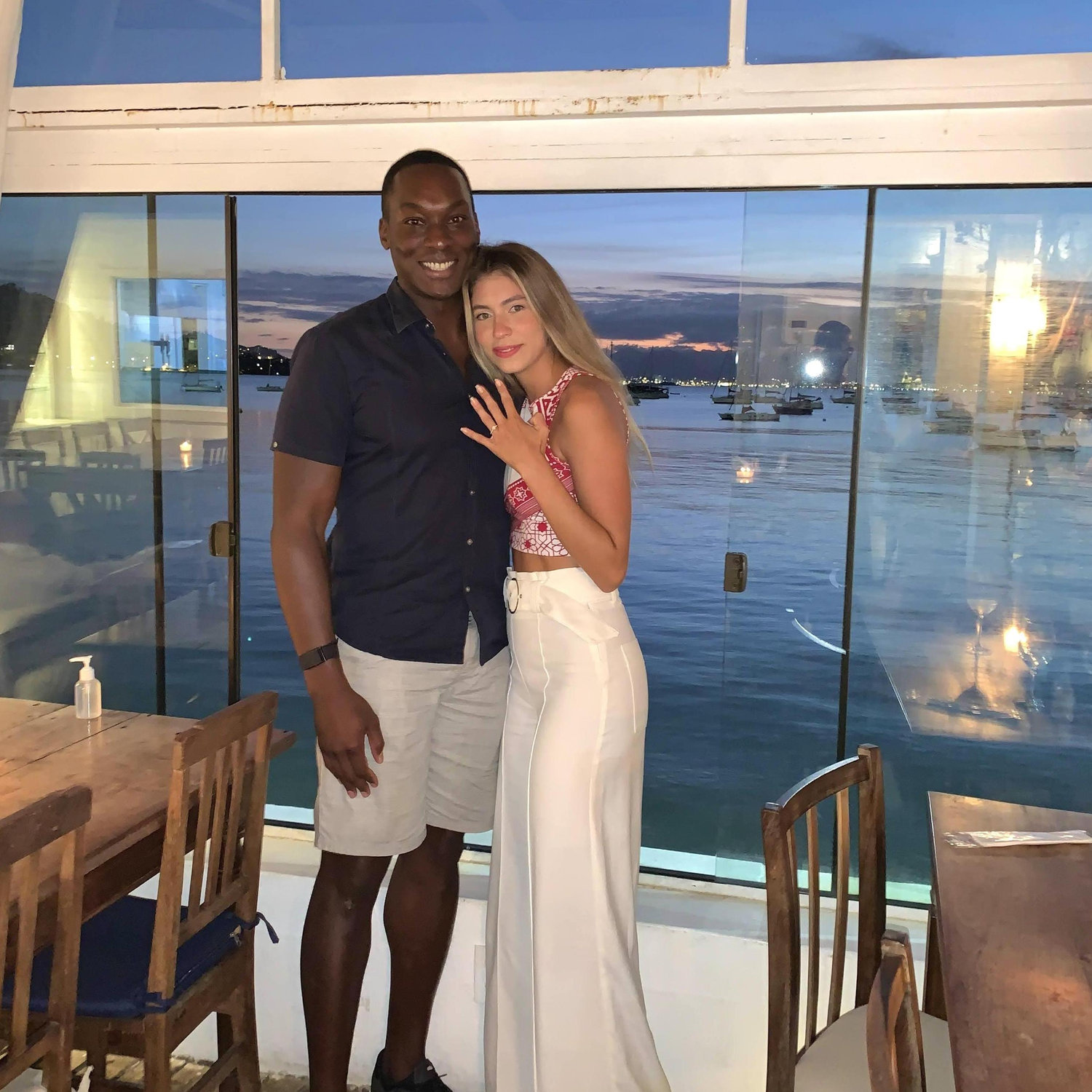The night we got engaged