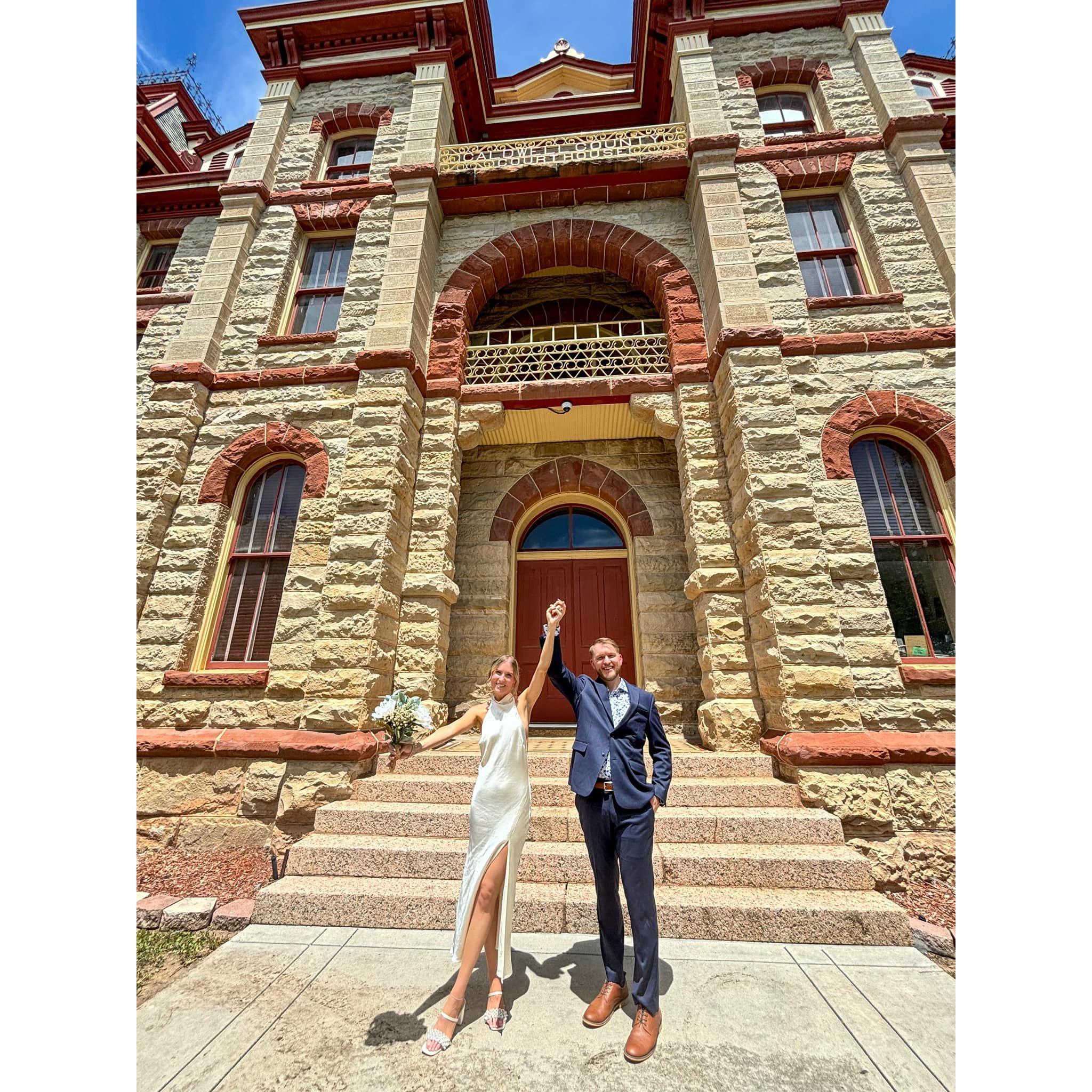 The courthouse in Lockhart.