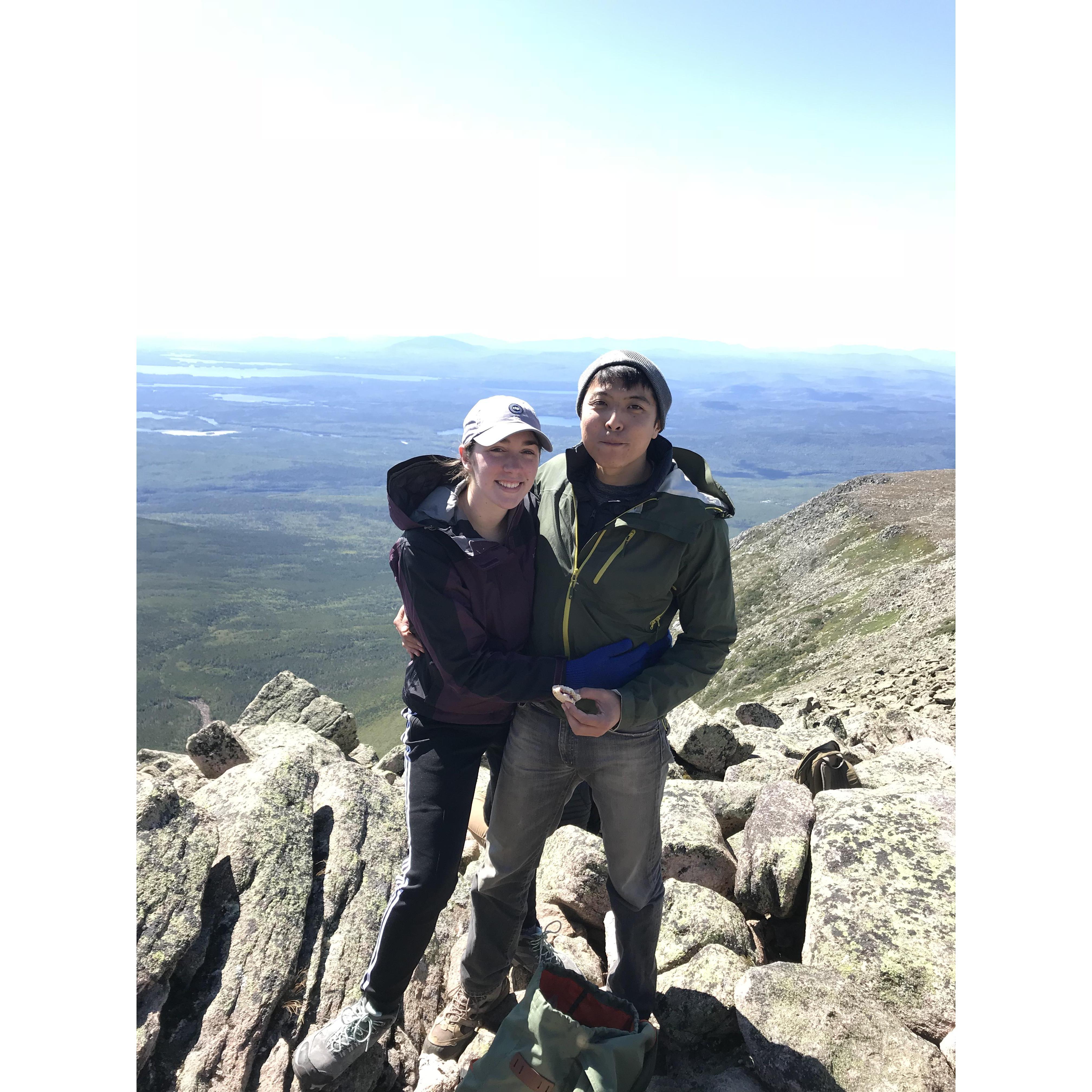 Conquering Mount Katahdin for the first time!