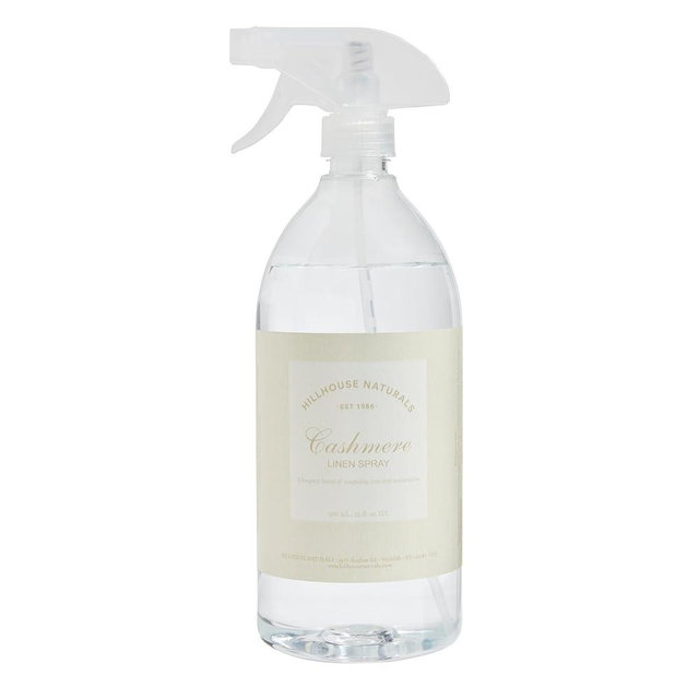 Hillhouse Naturals 1 liter Cashmere linen mist,Aromatherapy Spray for Relaxation and Sleep. With scents of roses, magnolia and sampaguita. Made in the USA
