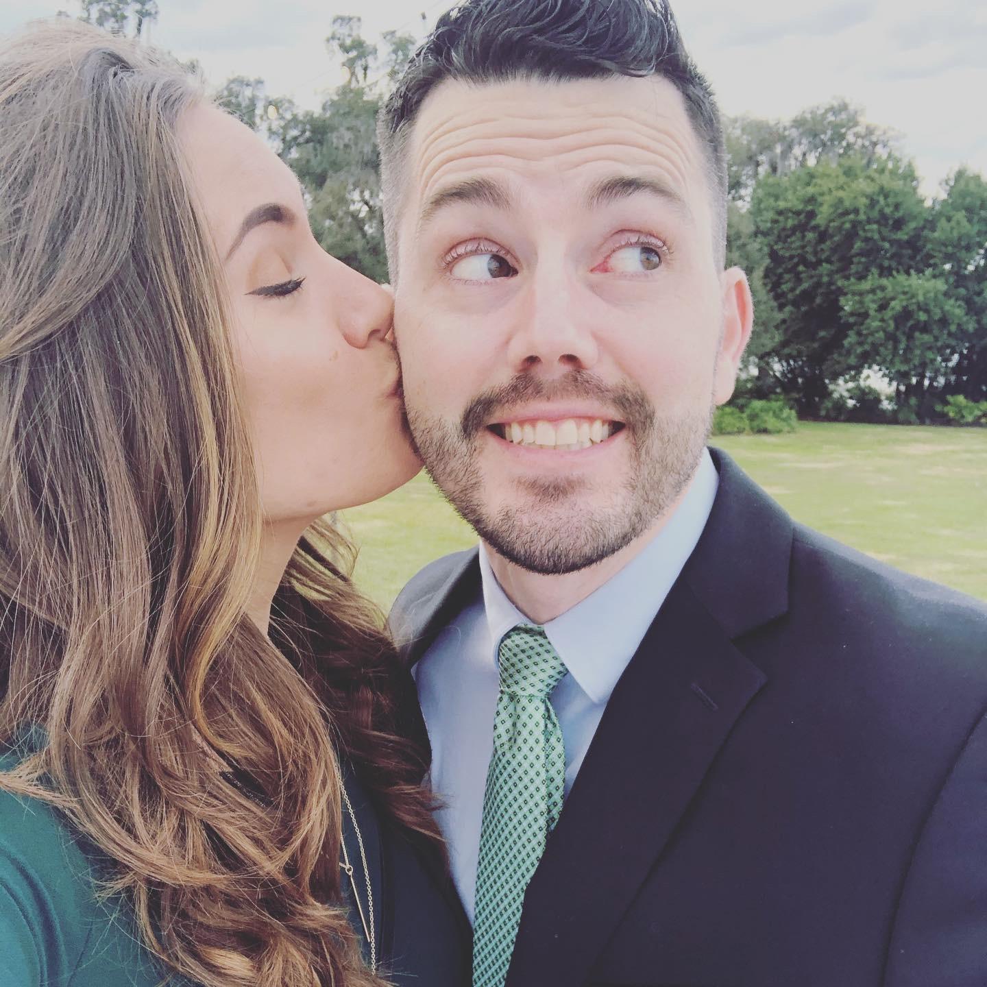 This was taken at Jake and Madison’s wedding! We had so much fun and loved getting my friends to meet Lee 🥰