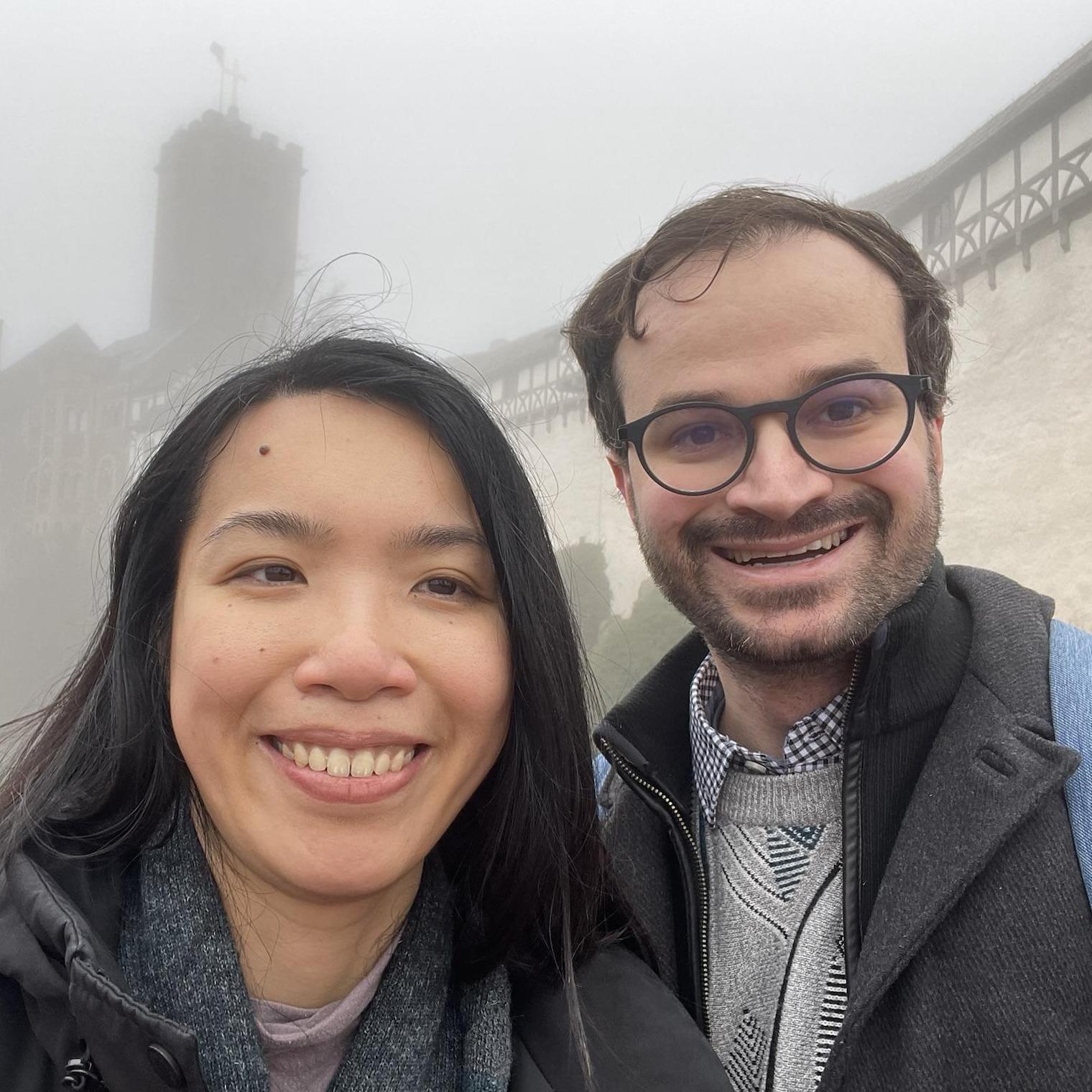 After a long hike to the Wartburg castle