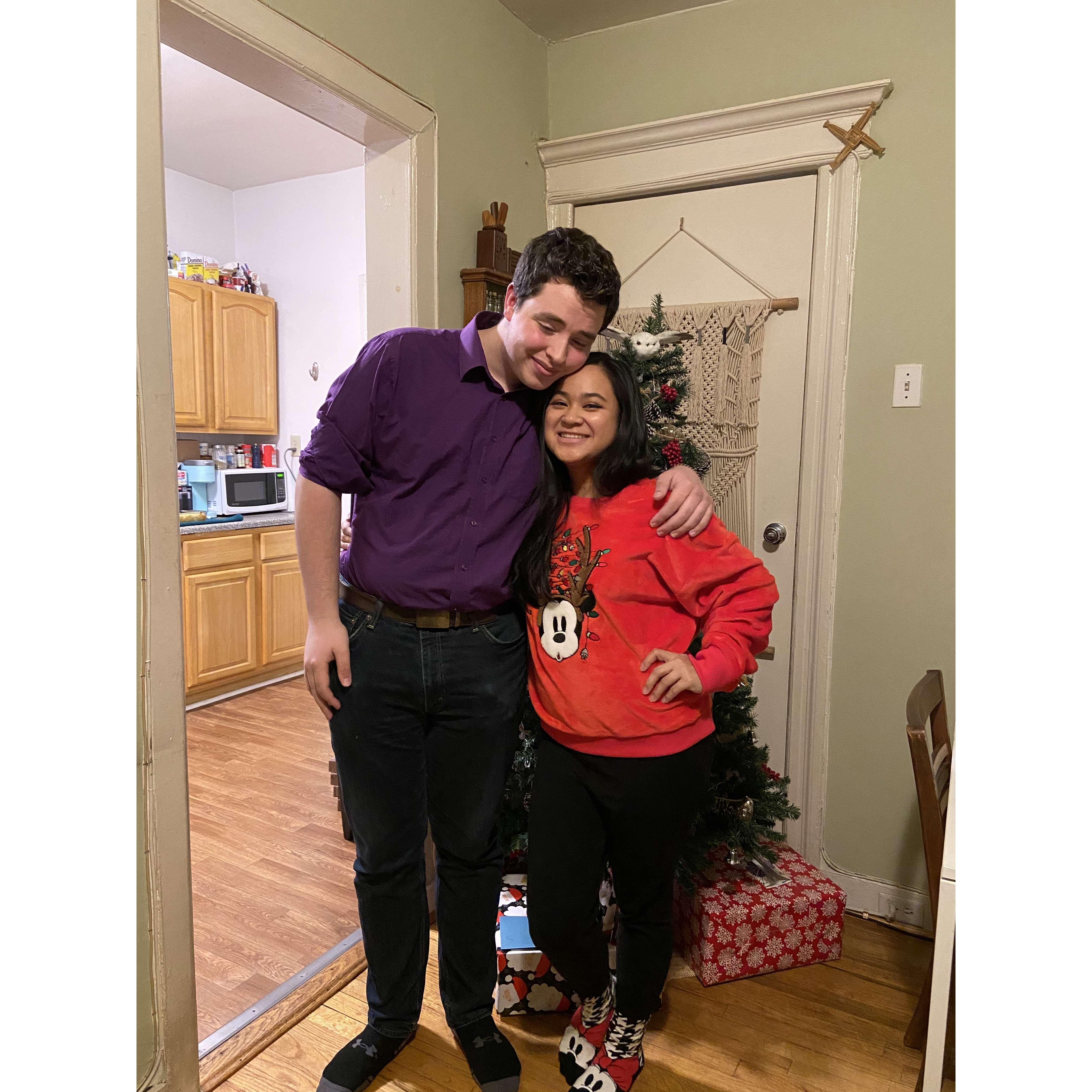 Our first Christmas together! 🎄