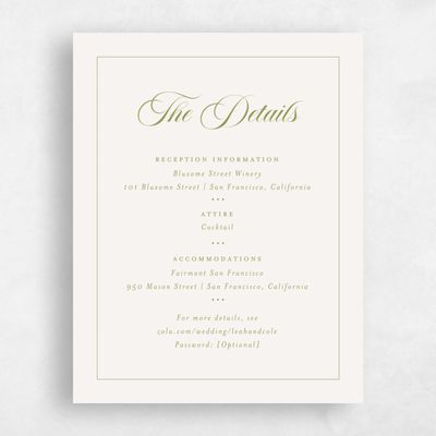 Marsh Green Wedding Enclosure - Ivoire