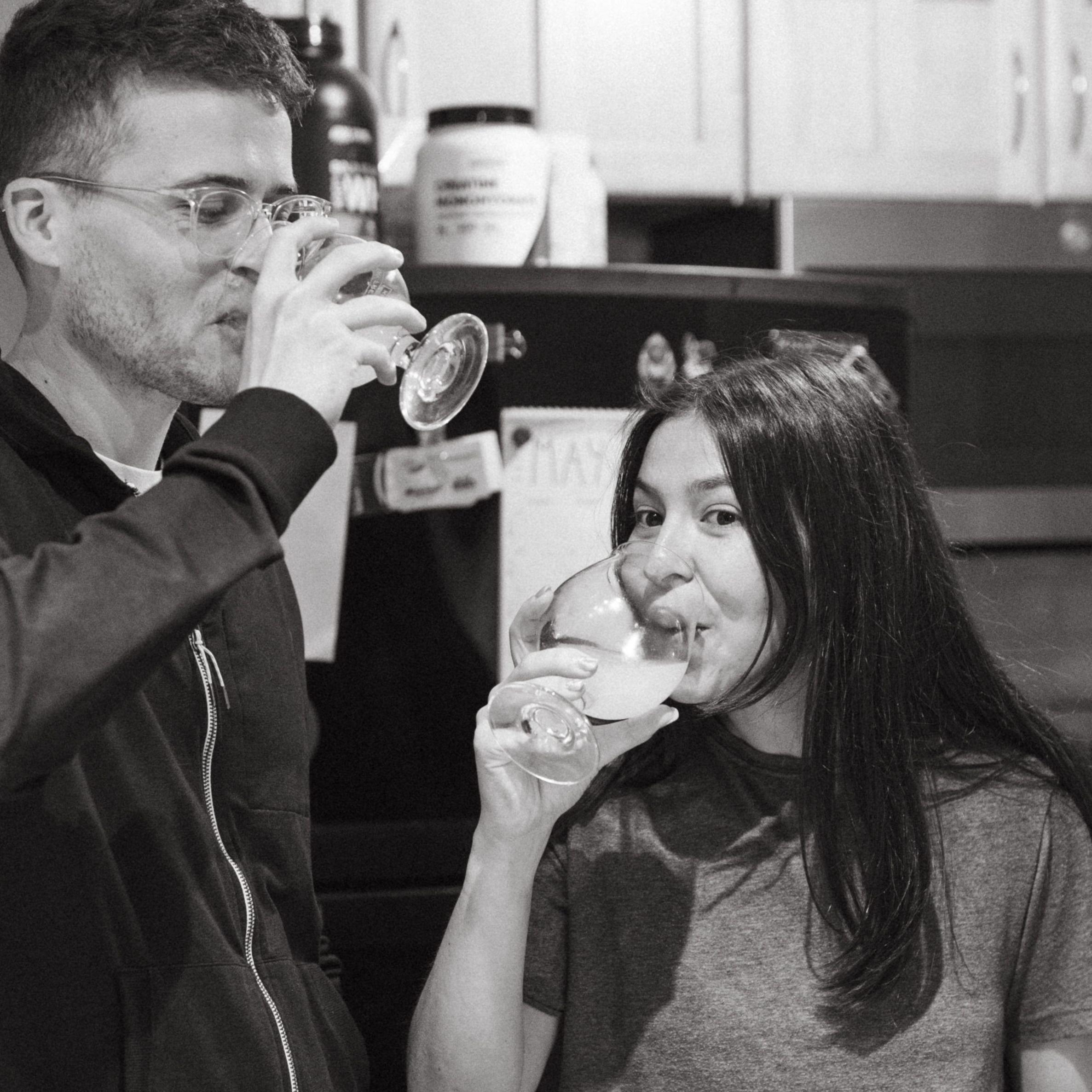 Morning mimosas crafted by Michael