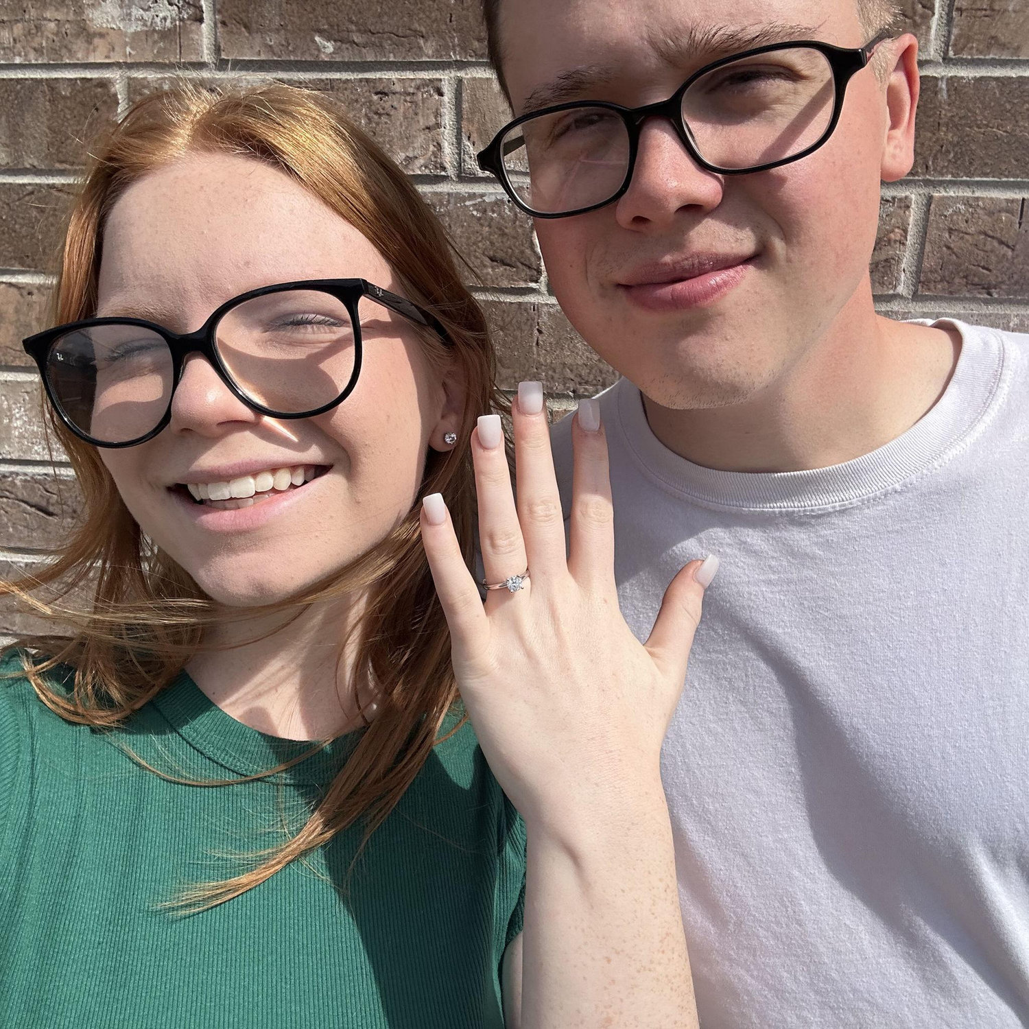 When we got engaged!