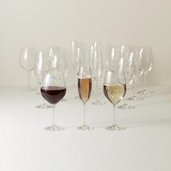 Villeroy & Boch, Entree 12-Piece Stemless Wine Glass Set - Zola