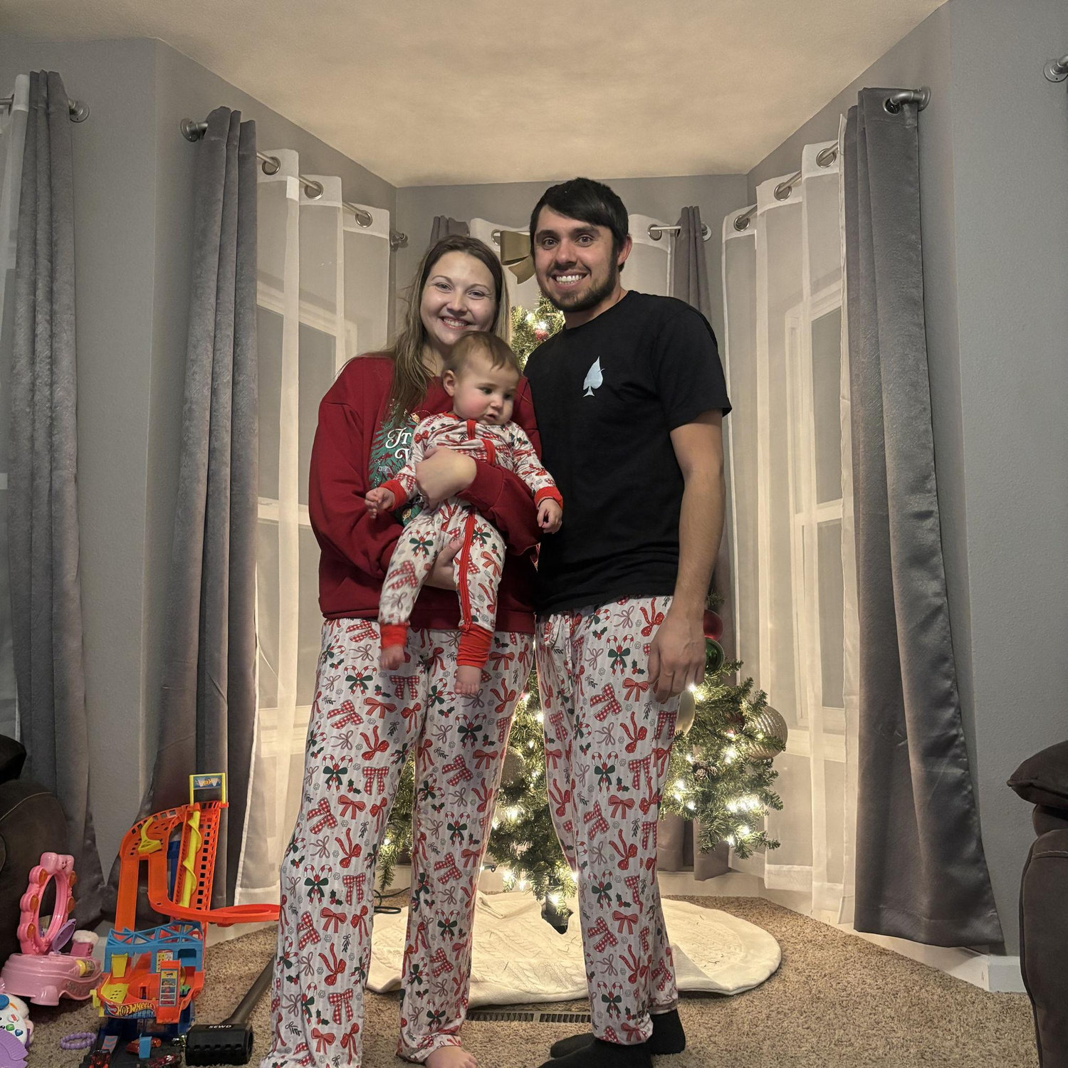 Christmas 2025. I broke my foot 3 days before Christmas, LOL