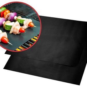 Quiseen BBQ Grill Mat, Thick, Durable, Non-Stick, Set of 2 Mats