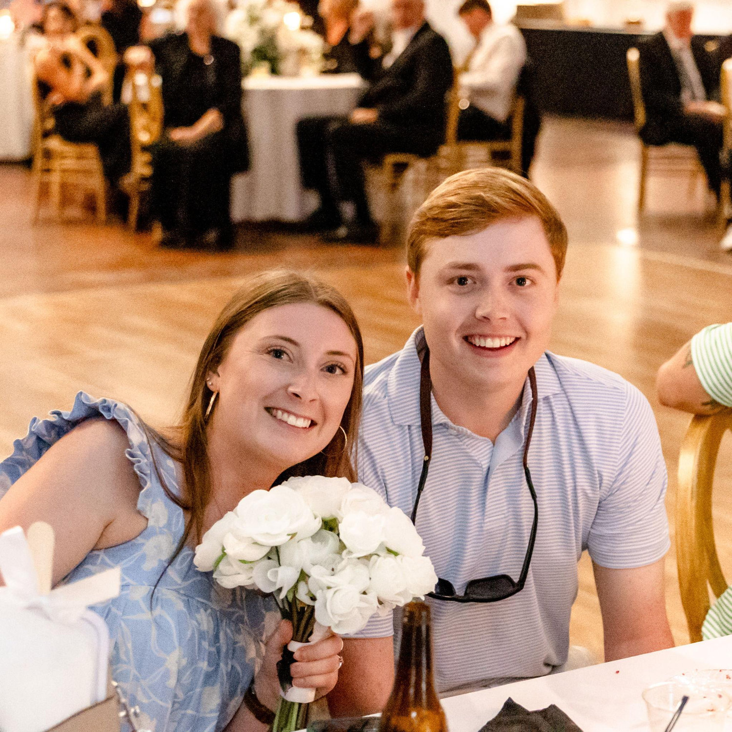Caught the bouquet less than 3 months before being engaged