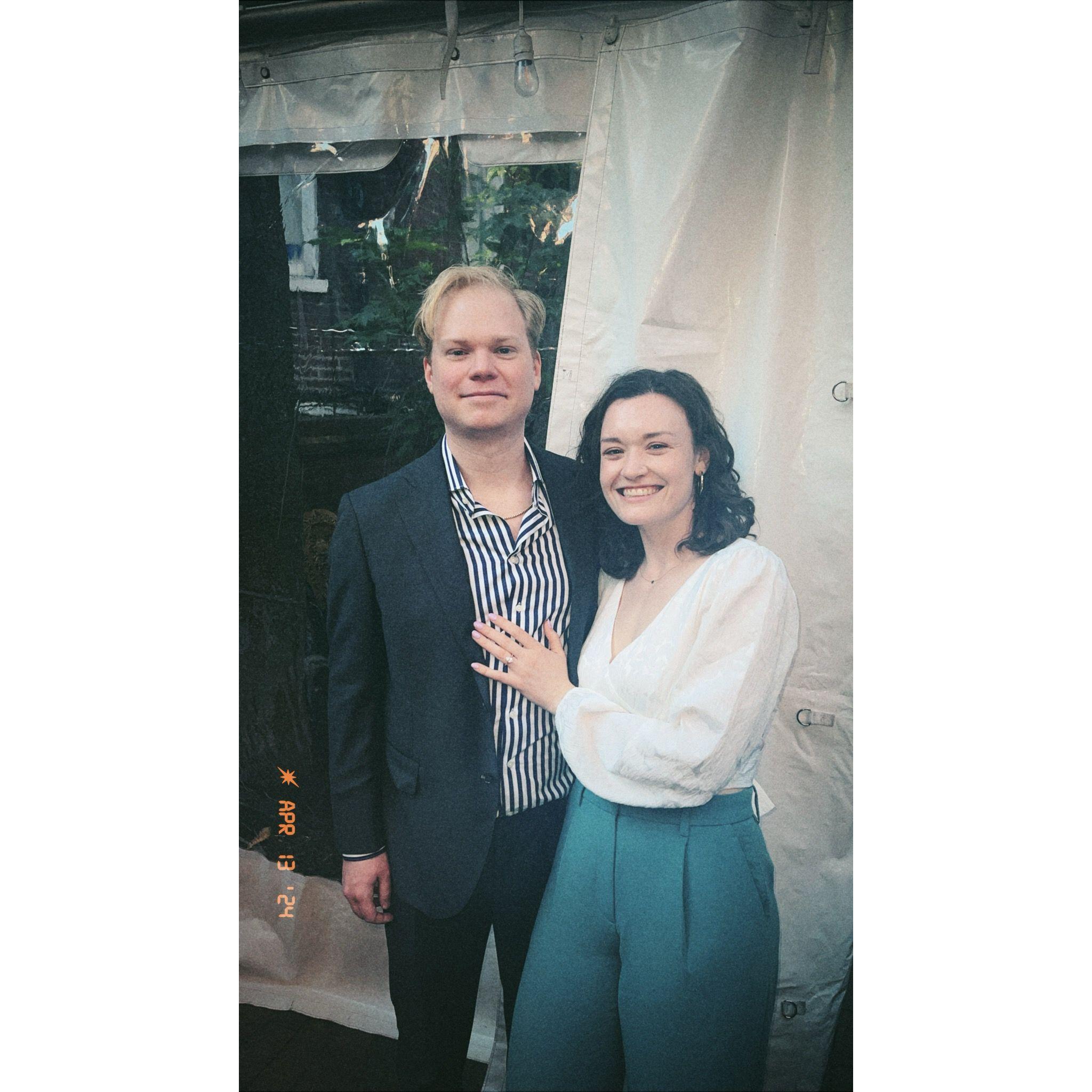 Our Engagement Dinner, April 2024!