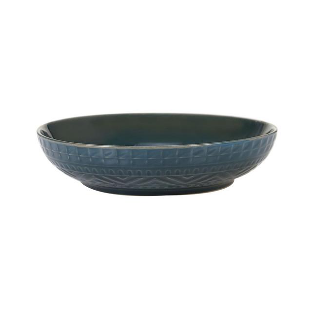 Certified International Aztec Teal Serving Bowl