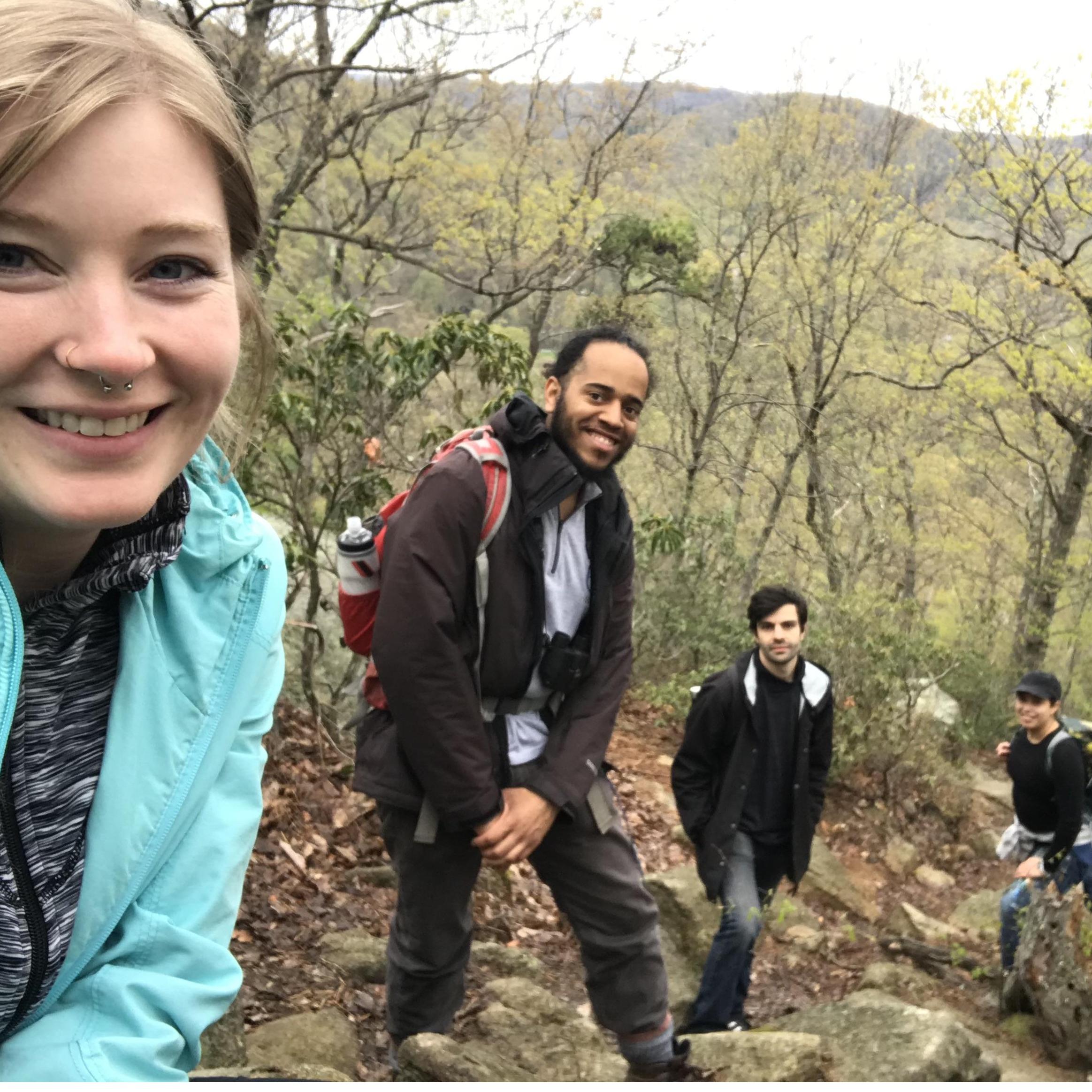 hiking buddies. Bear Mountain. Rachel's 31st bday