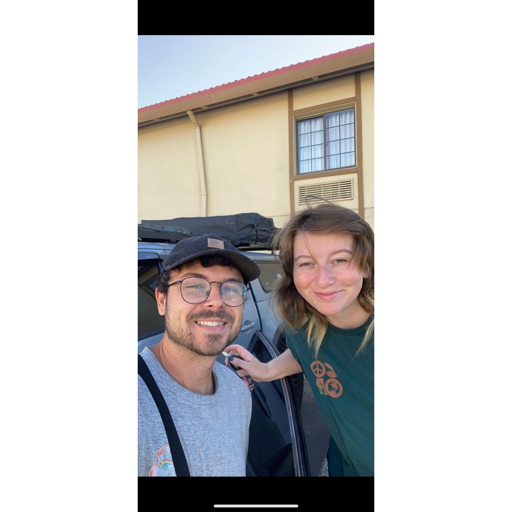 We snapped this picture in Wyoming on our drive from Mississippi to Oregon