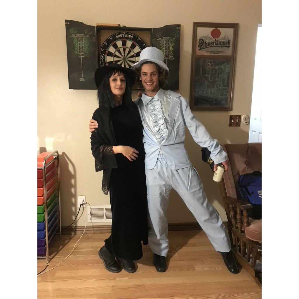 Lydia from Beetlejuice meets Harry from Dumb and Dumber