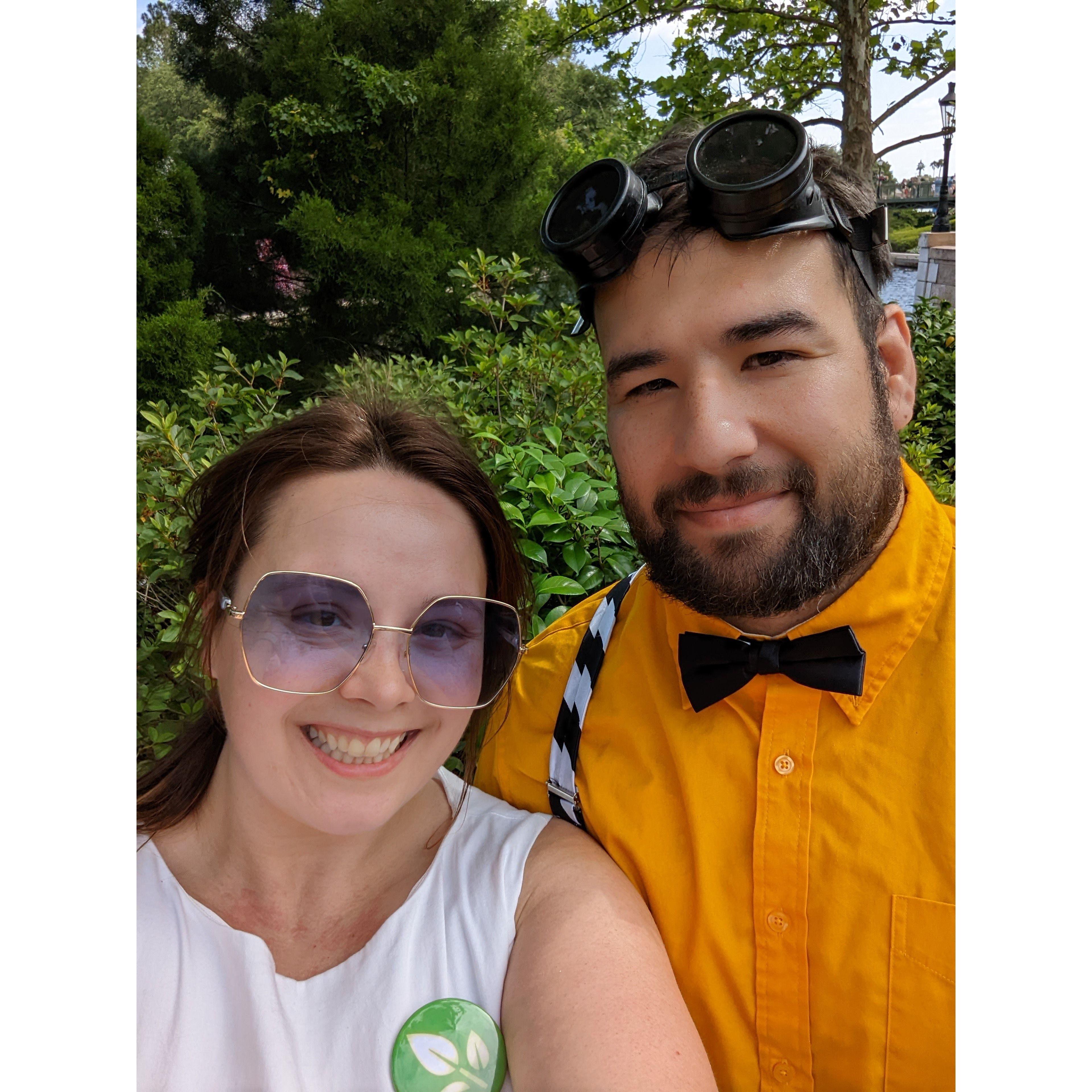 Dapper day at Disney World - Wall'e & Eve