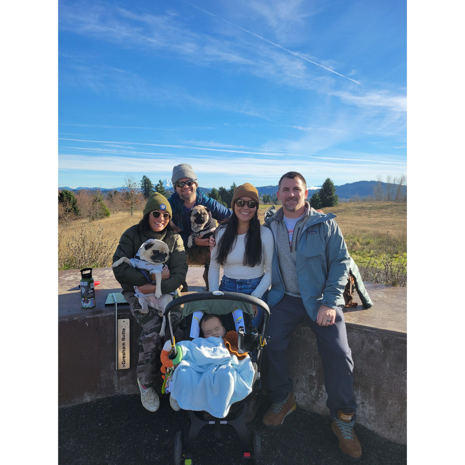 Powell Butte with Jaime, Riley, and Kyro