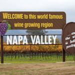 Welcome to Napa Valley Sign (South)