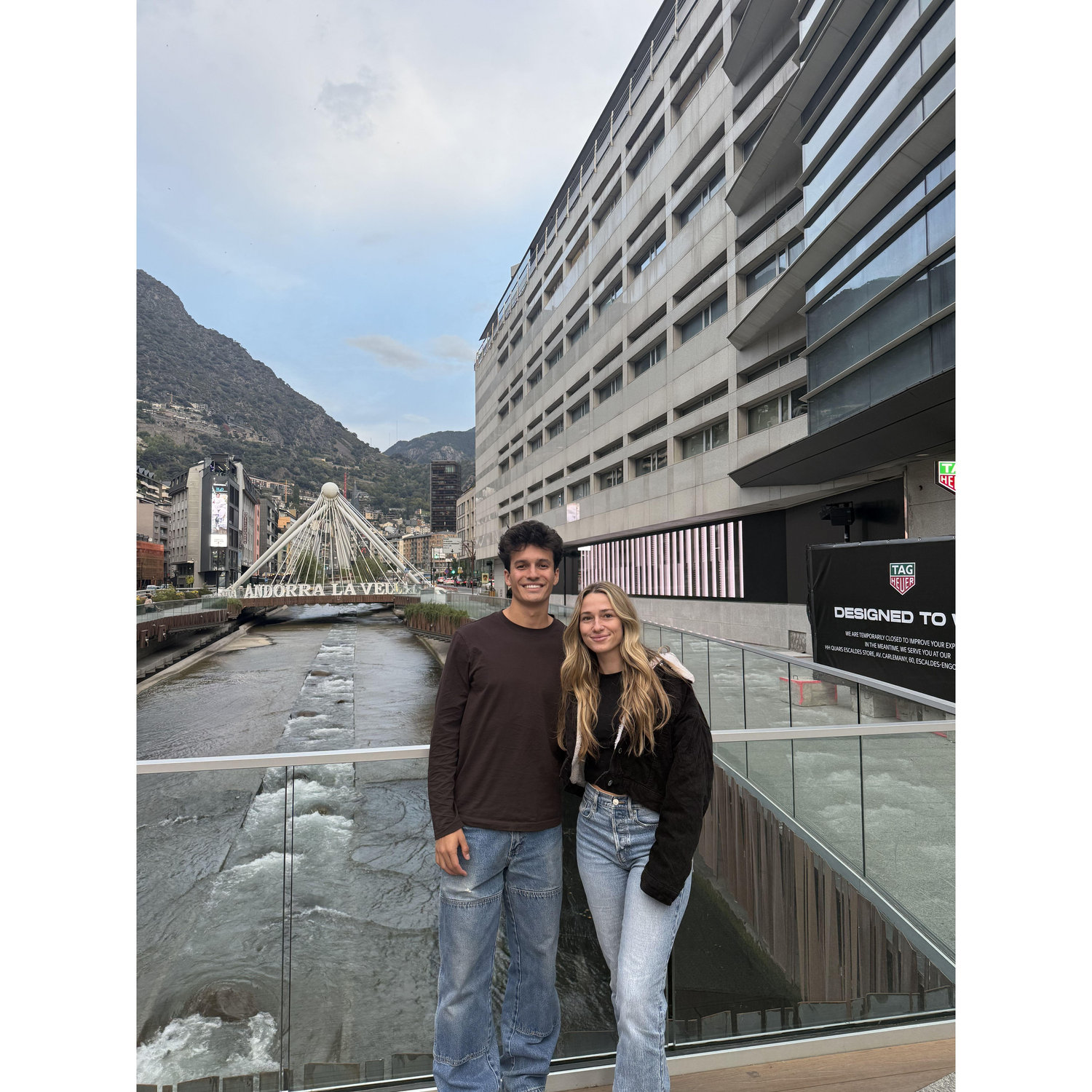 Visited Robby in Andorra where he plays soccer!