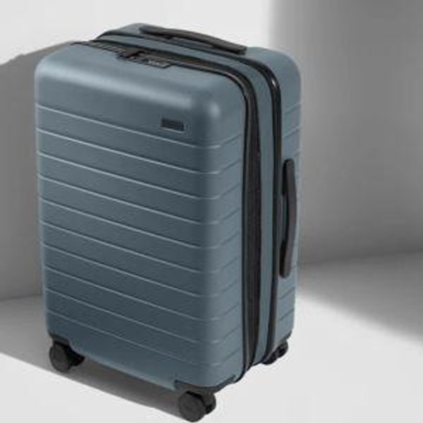 The Bigger Carry-On Flex suitcase in Coast Blue