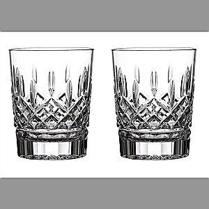 Waterford Lismore Double Old Fashioned Glasses, Set of 2
