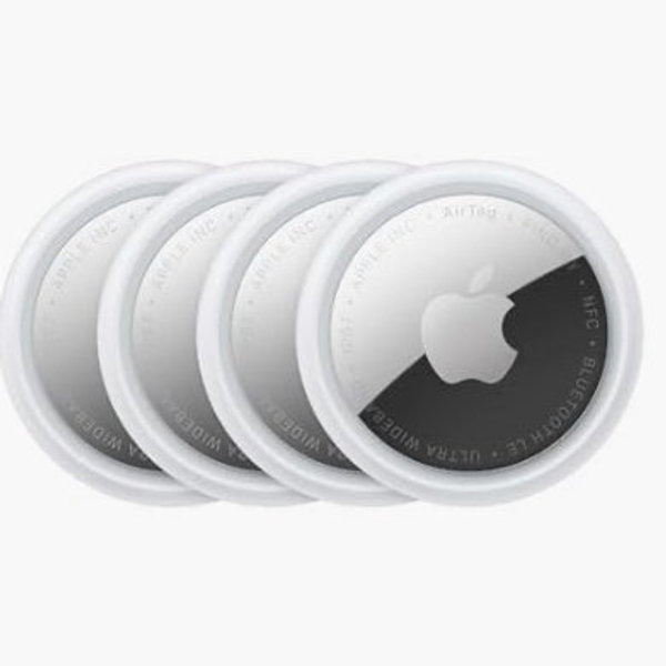 Apple AirTag (2nd Generation) - 4 Pack: Tracker for Keychain, Wallet, and More; Locator with Sound; Simple One-Tap Setup with iPhone or iPad; Key Finder with up to 1.5X Precision Finding Range*