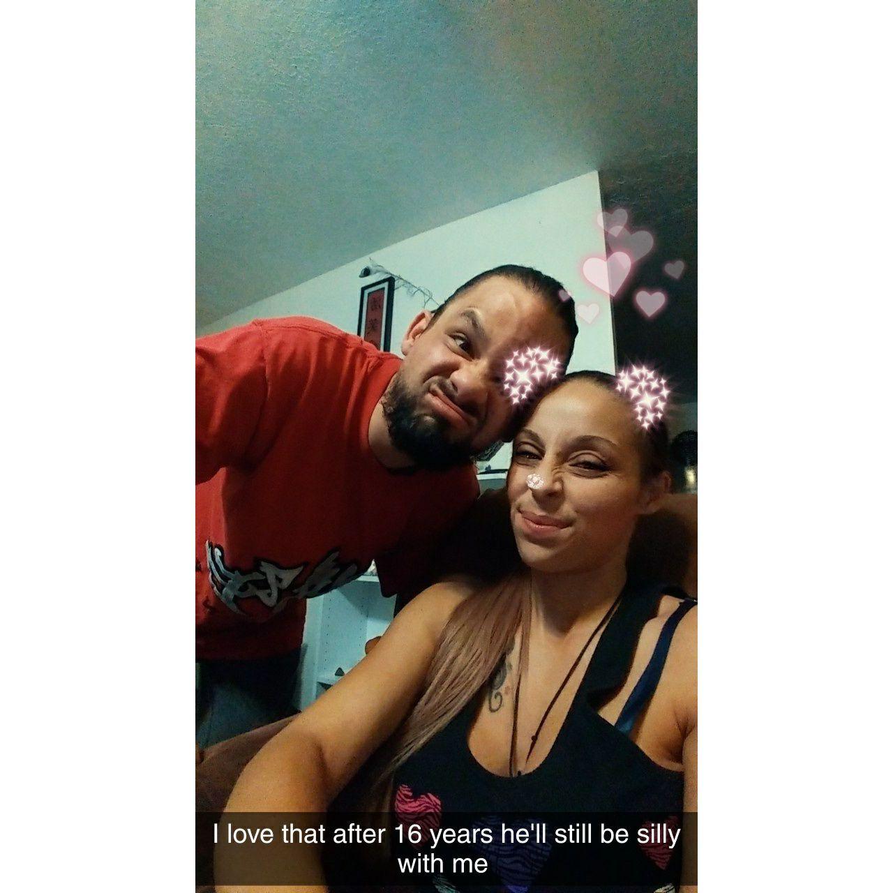 Being silly together