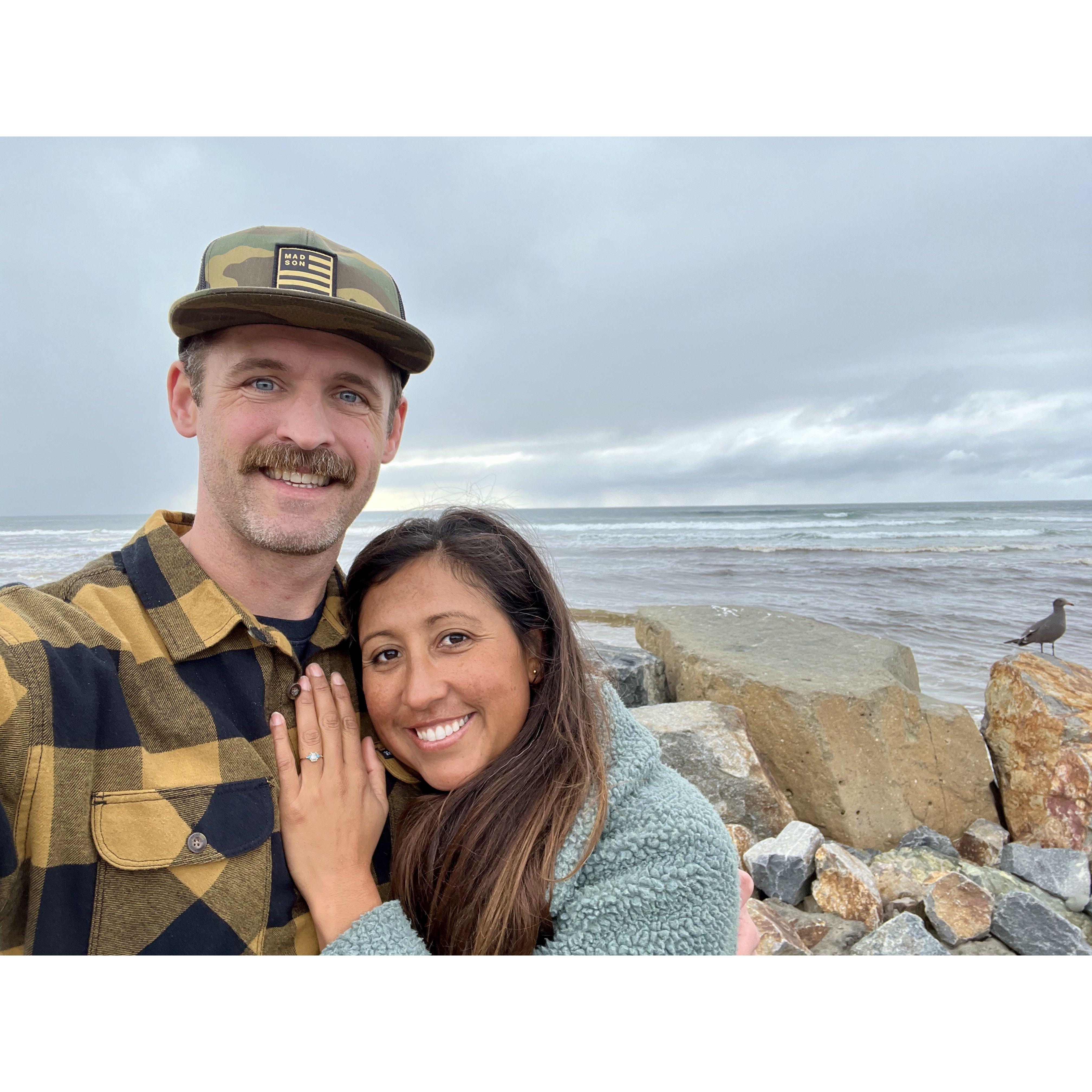 Engaged on Christmas !