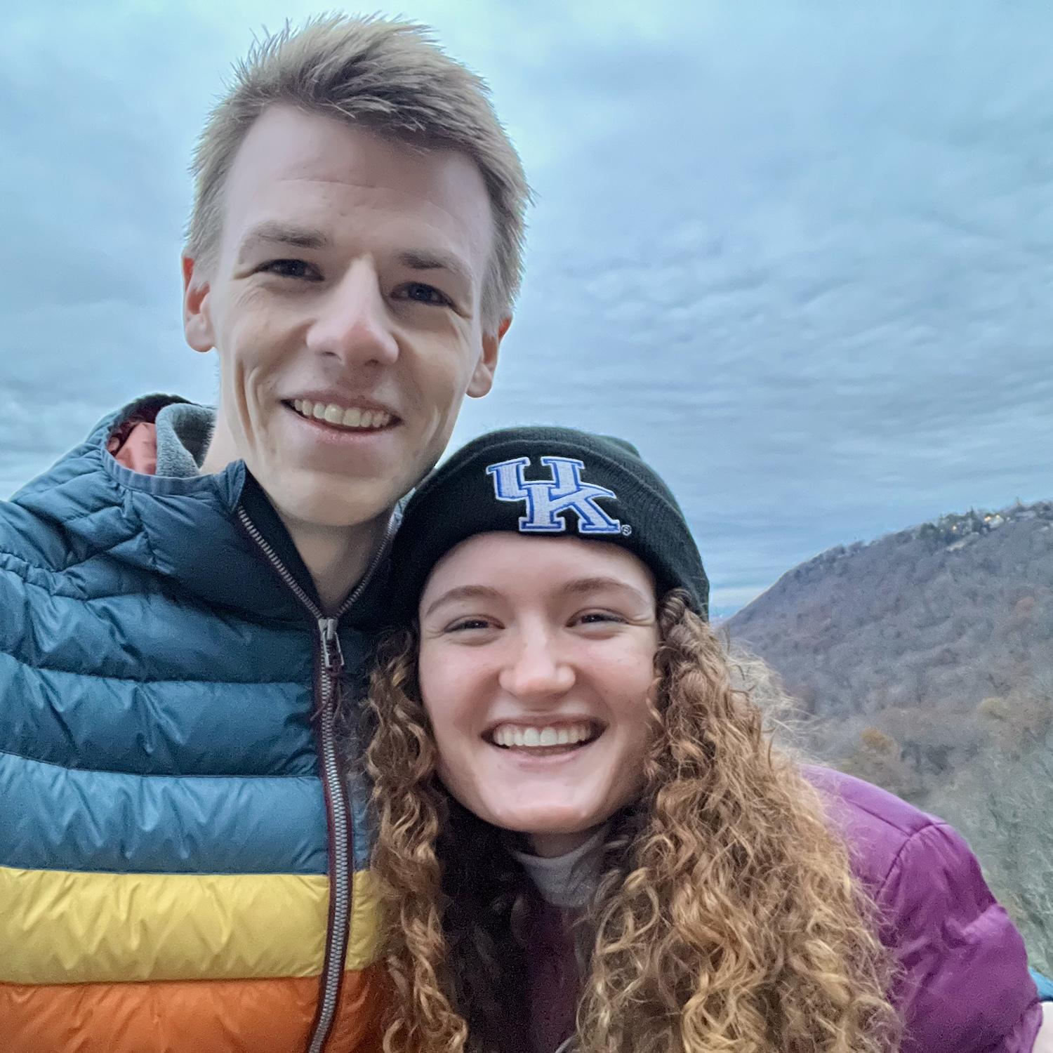 December 8th, 2024. "One year of dating! I don't know when it happened, but I have fallen in love with you." -John
