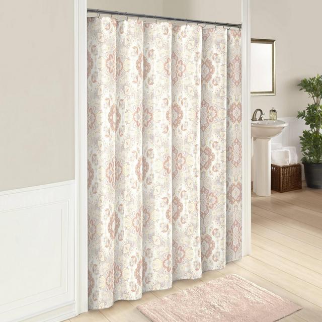 Ahana Shower Curtain Cream - Marble Hill