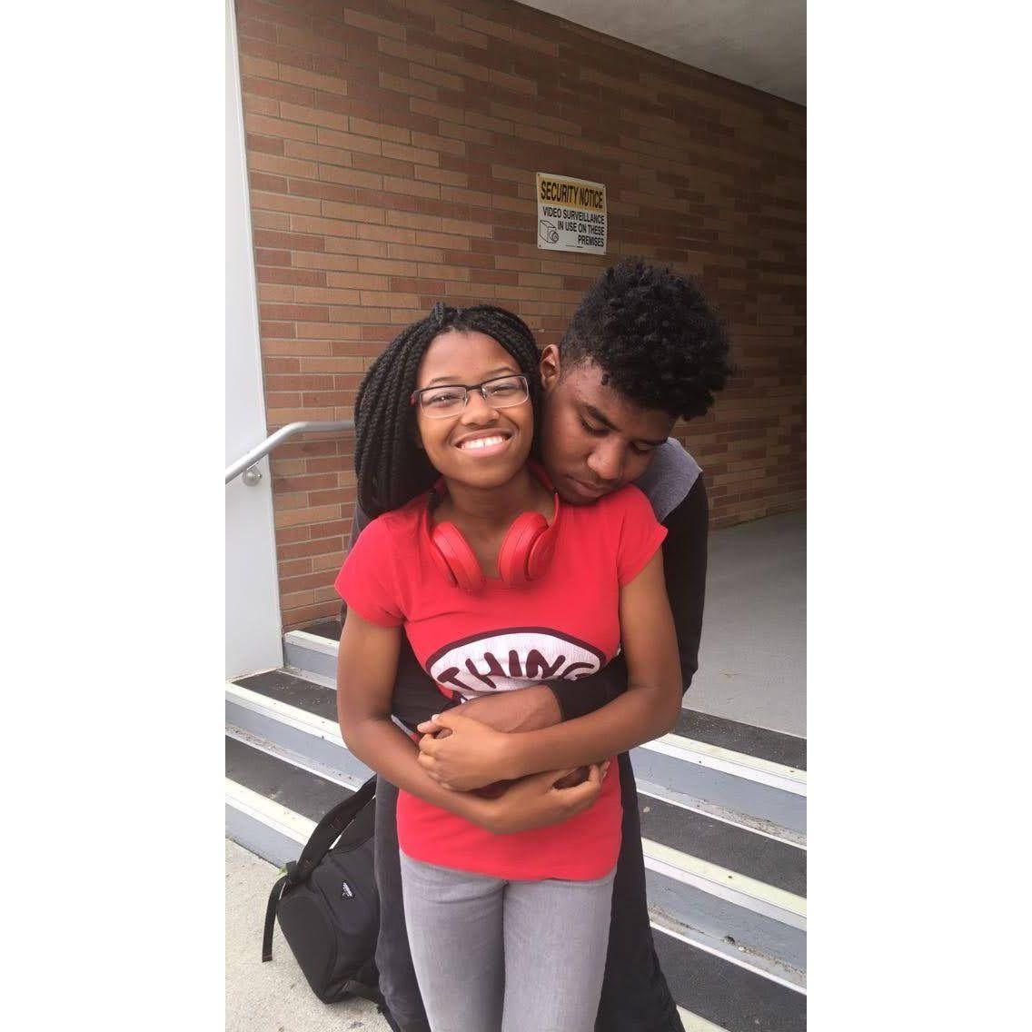 This was our first picture together!