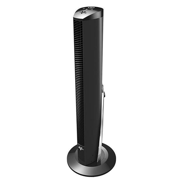 Vornado OSCR37 Tower Fan and Air Circulator with Remote, Smooth Oscillation, Timer and Touch Controls, 37"