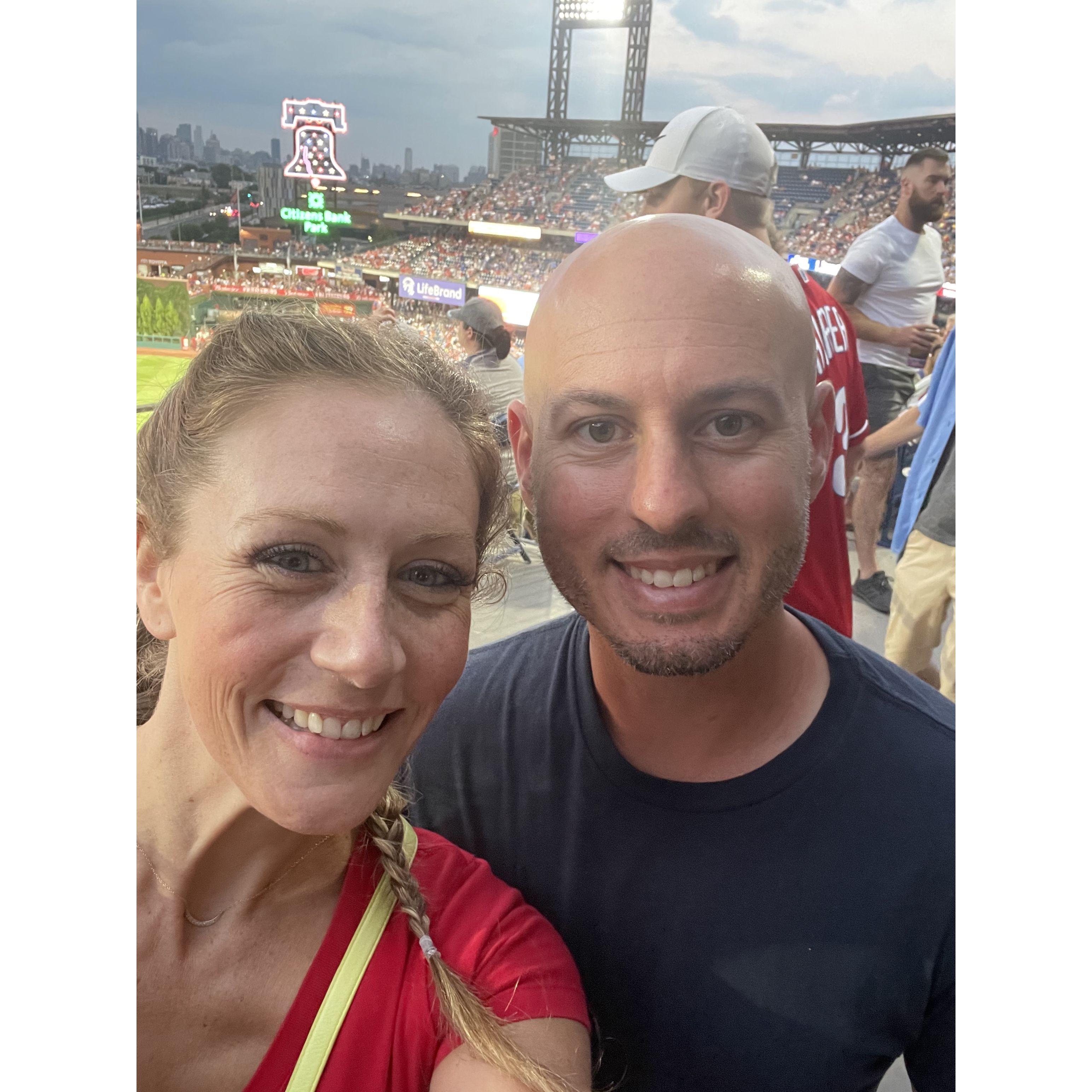 First Phillies game together!