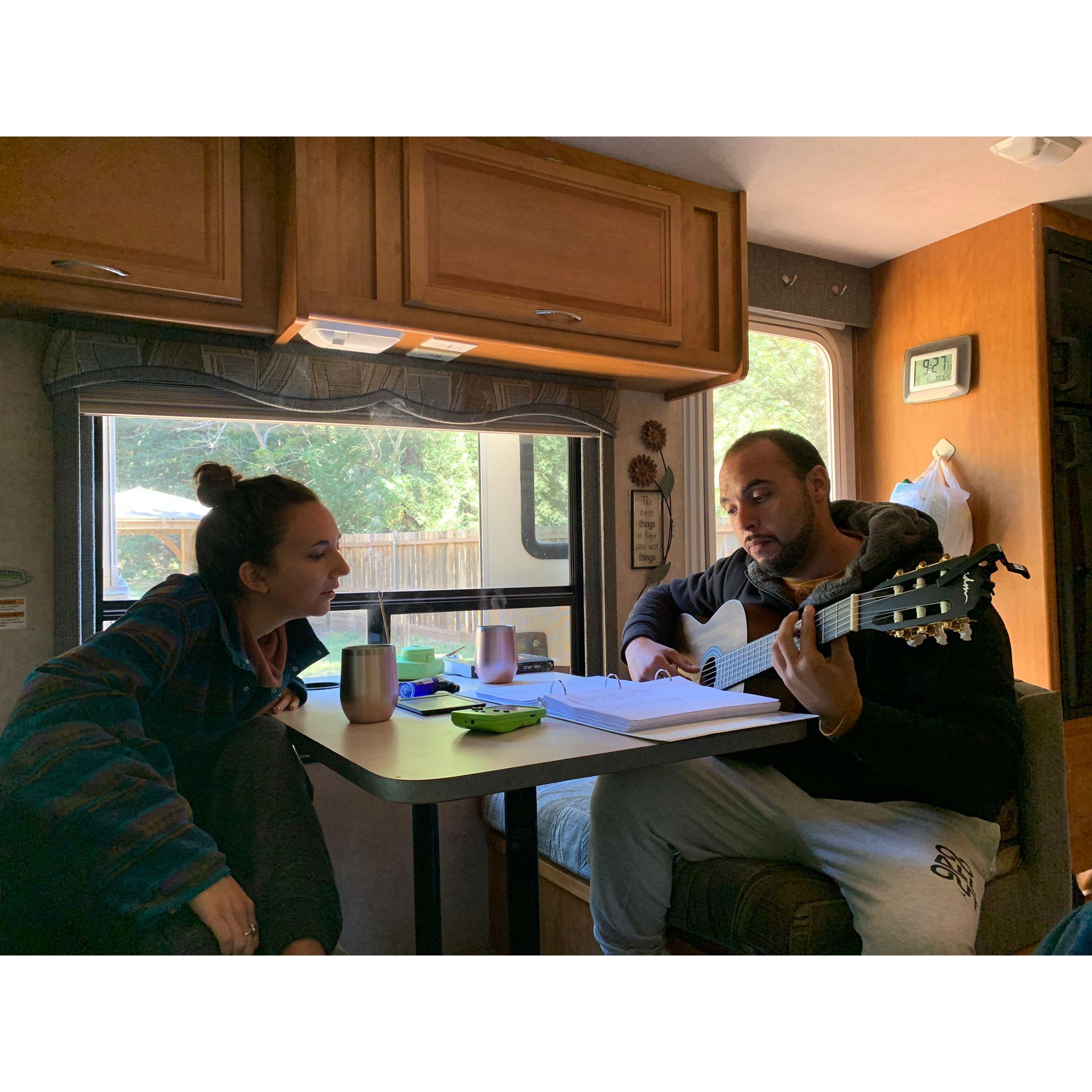 Singing in the RV!