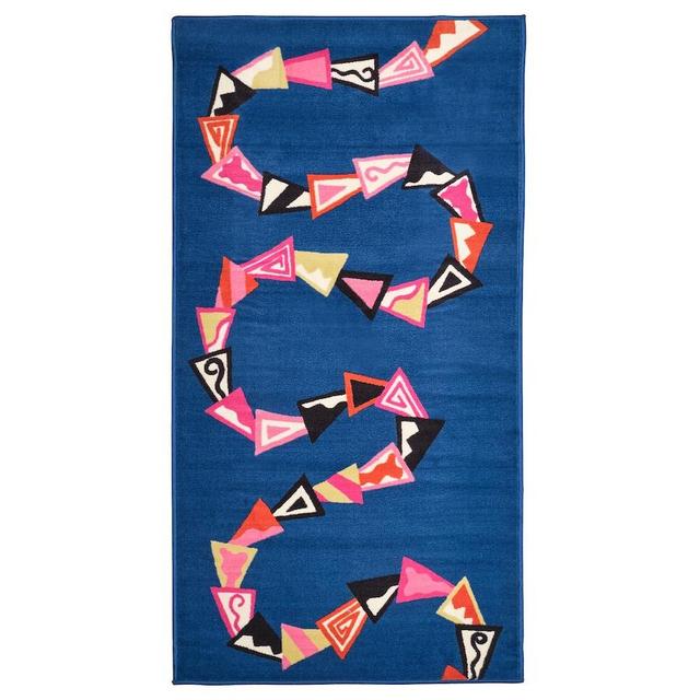 KARISMATISK Rug, low pile, blue2 ' 7 "x4 ' 11 "