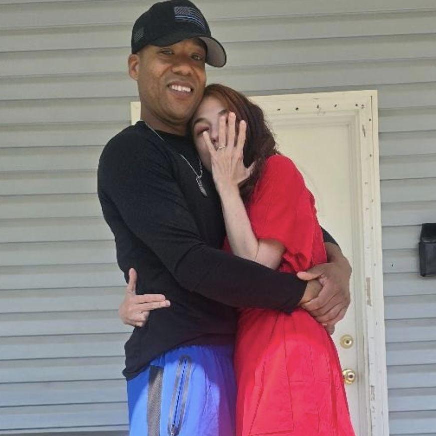 When we got engaged!