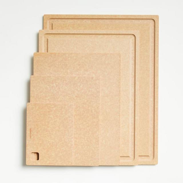 CRATE & BARREL Epicurean Gourmet Series 17.5"x13" Modern Natural Cutting Board