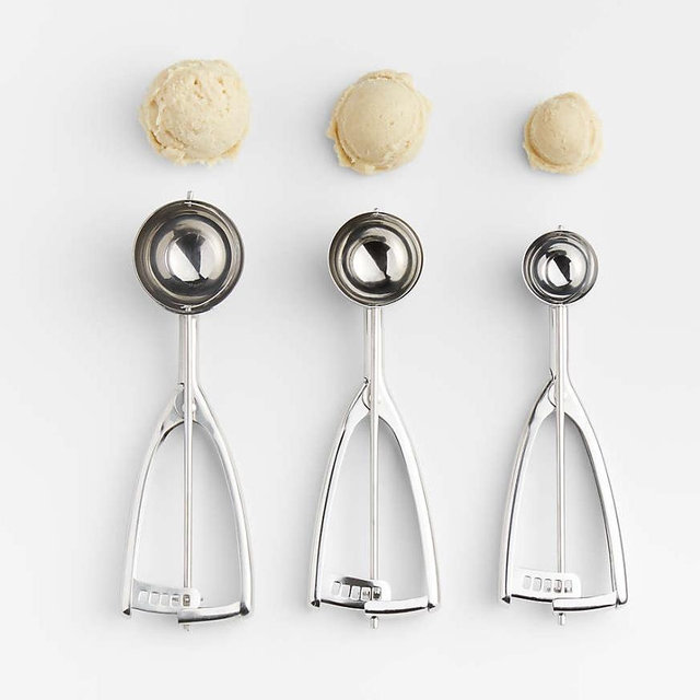 Crate & Barrel Cookie Dough Scoops, Set of 3