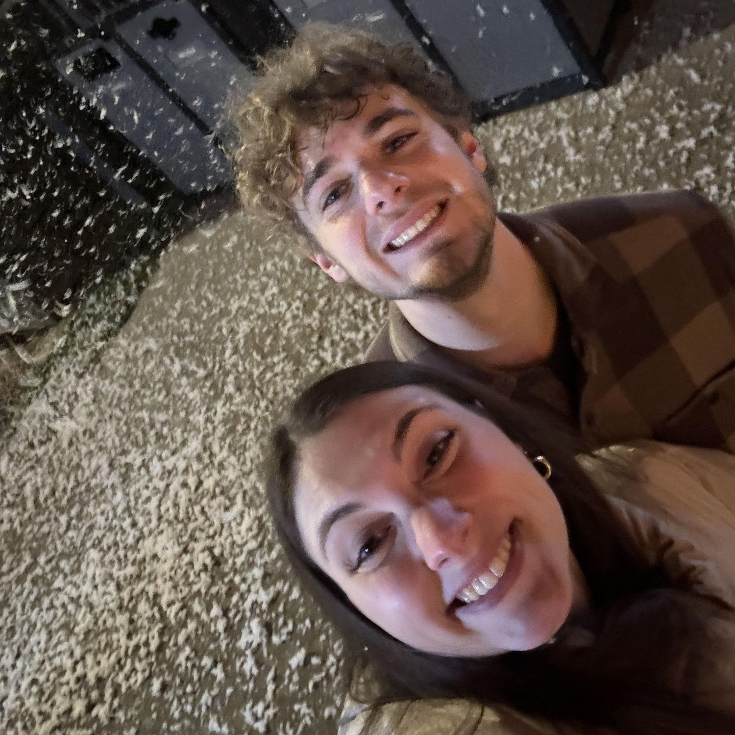 Ice Skating on our first New Years Eve together.