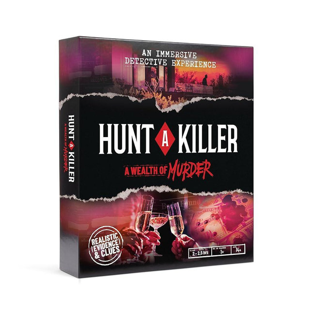 Hunt A Killer: A Wealth of Murder, an Immersive True Crime Experience for Fans of Criminal Minds and Forensic Files, Perfect for Holiday Game Nights or Gift Exchanges, Ages 14+