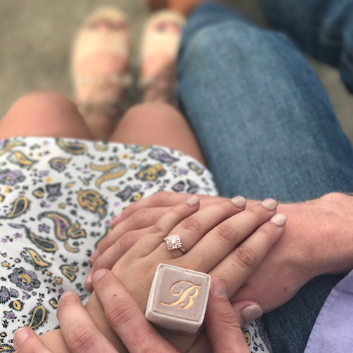 He picked out the most beautiful ring!