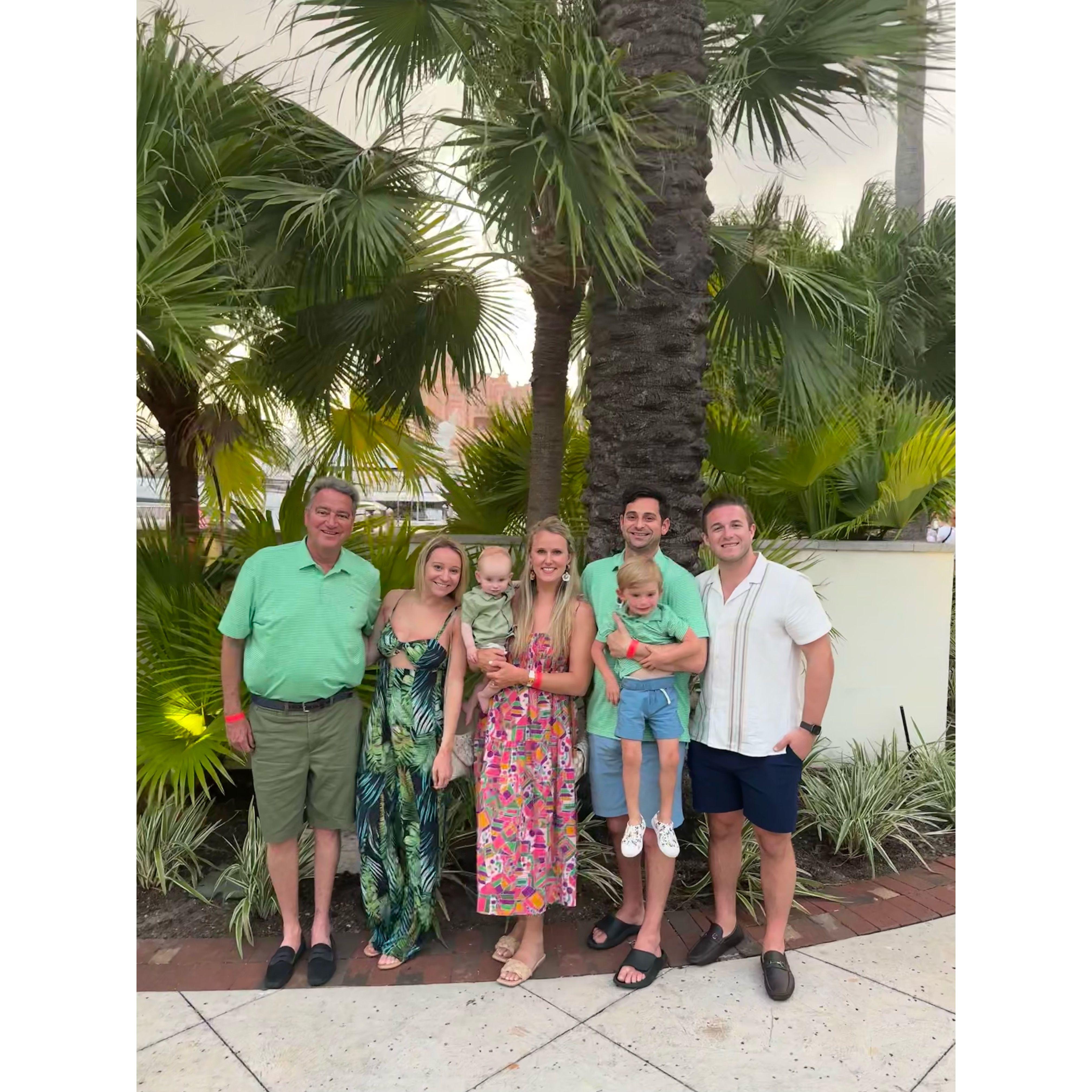 2023, One of many family trips to Atlantis, a special place to Allyson and Dylan