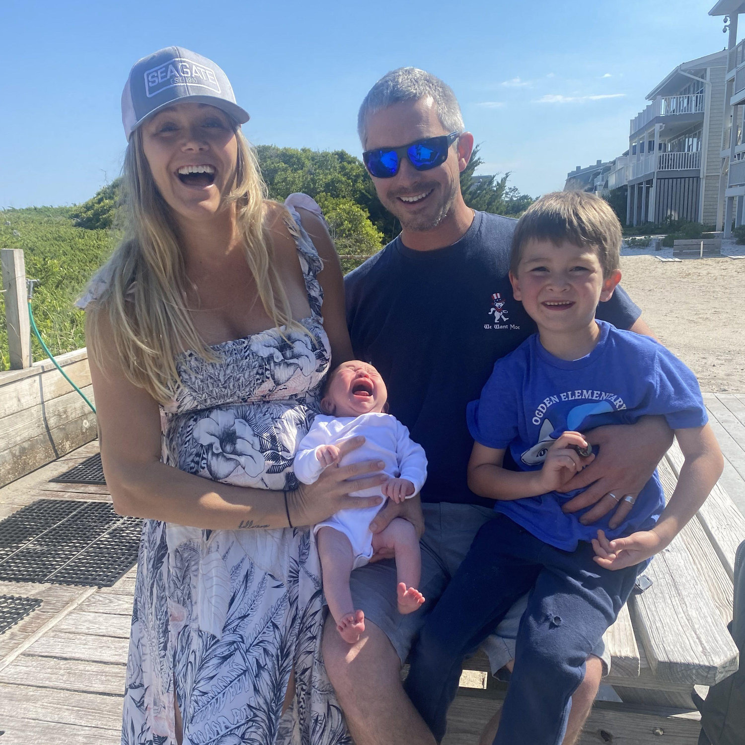 Our first Family photo with baby girl!