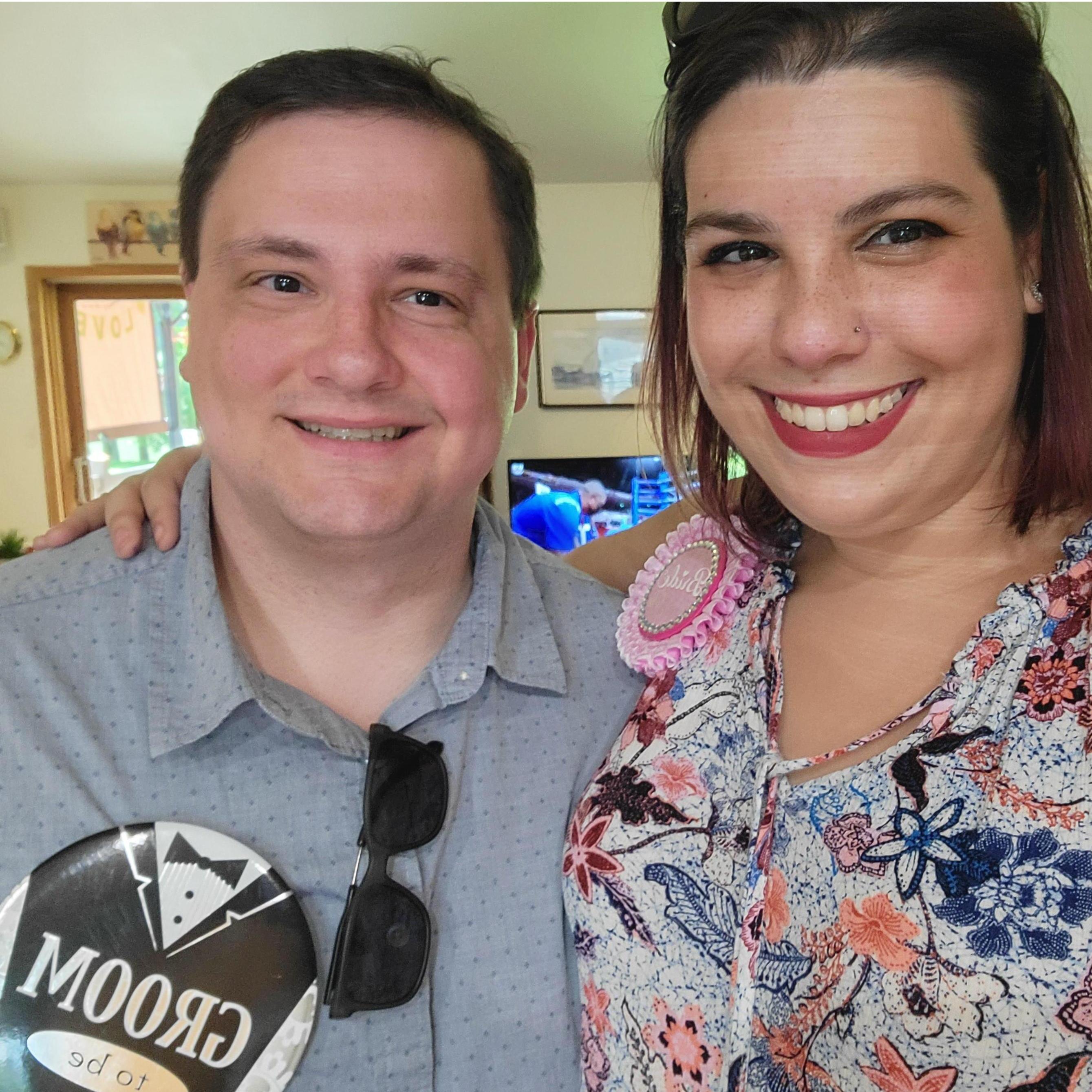 Engagement party in July 2021