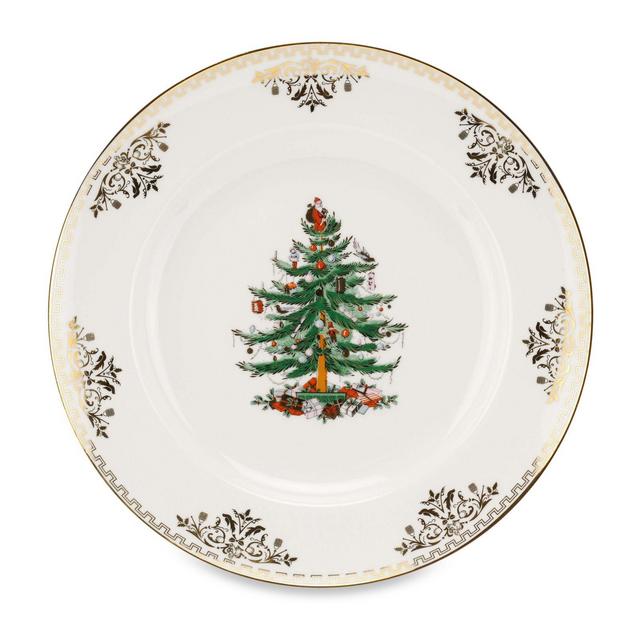 Spode® Christmas Tree Gold Salad Plate (Set of 4)