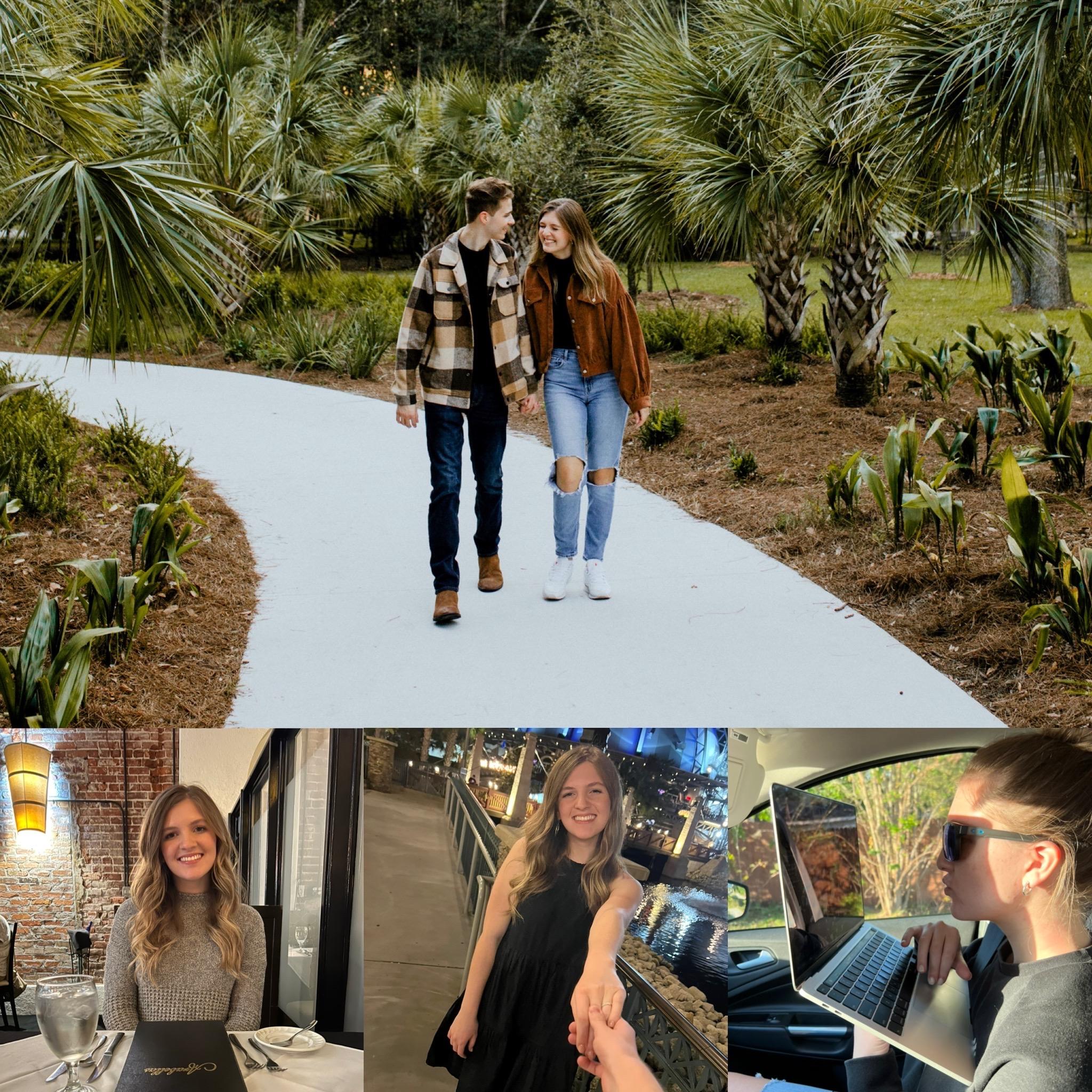 Collage of Aidan and Lindsay