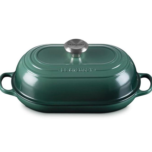 Le Creuset Enameled Cast Iron Signature Oval Bread Oven, 11.5 inch, Artichaut